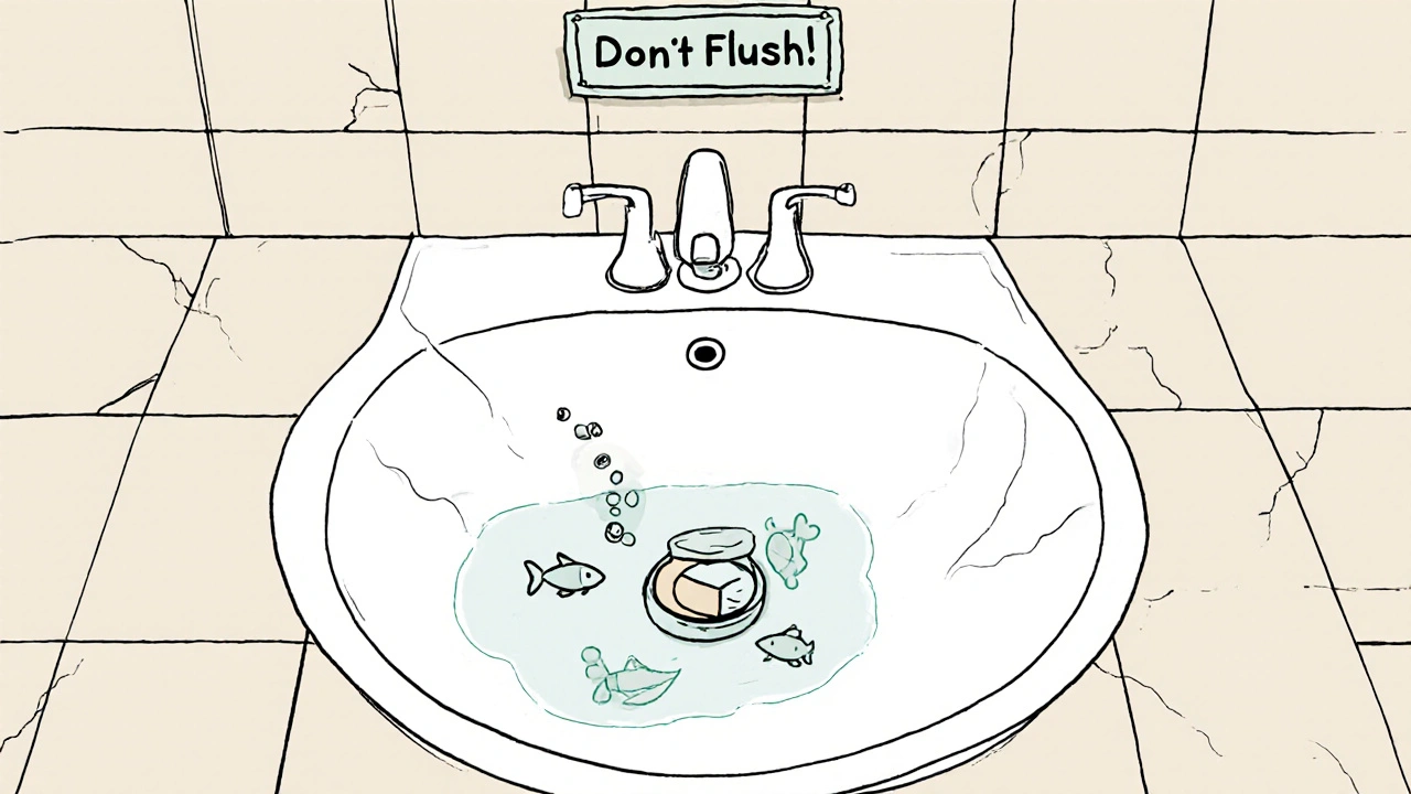 Environmental Impact of Flushing Medications and Safe Disposal Alternatives