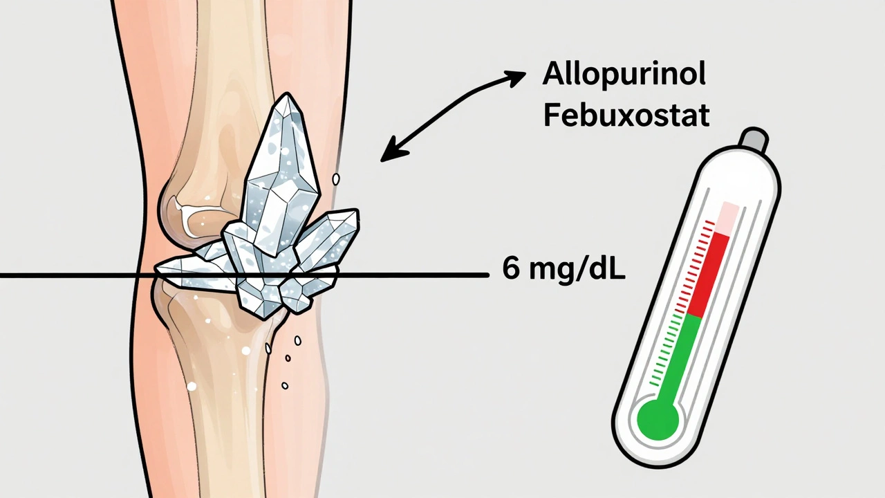 Urate Targets in Gout: How Allopurinol and Febuxostat Work to Reach Treatment Goals