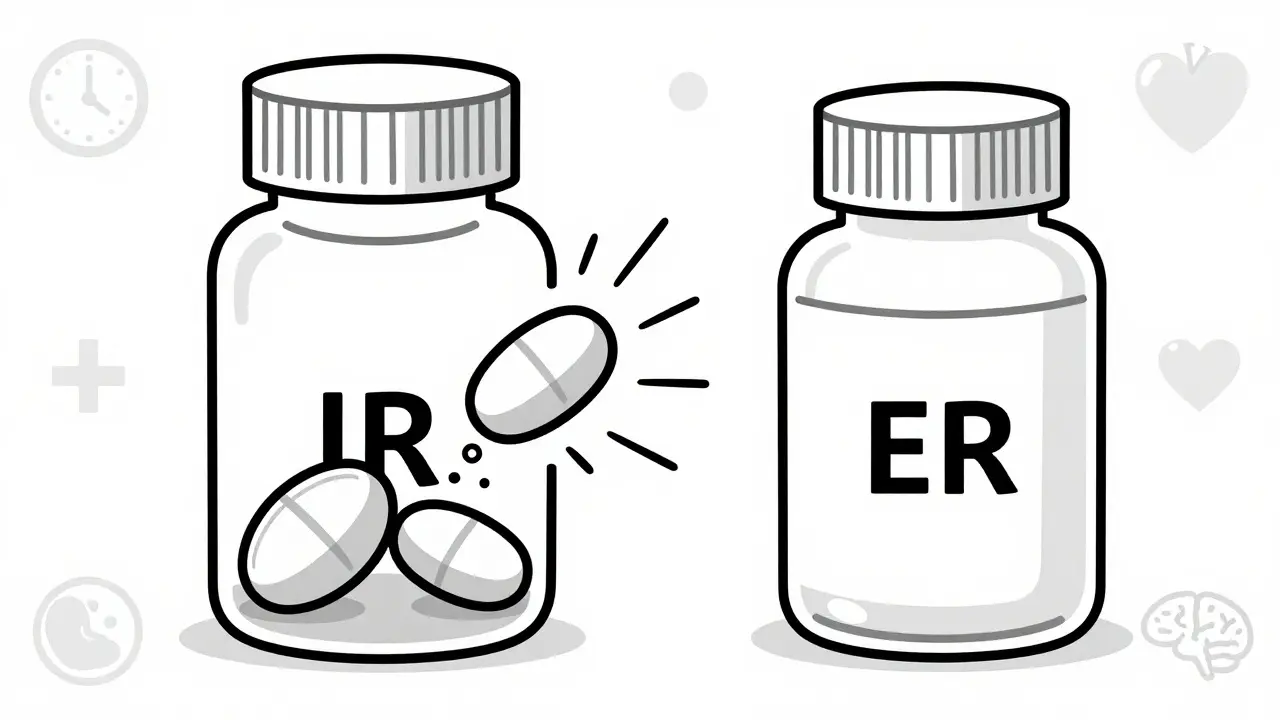 Extended-Release vs. Immediate-Release Medications: Timing, Risks, and What You Need to Know