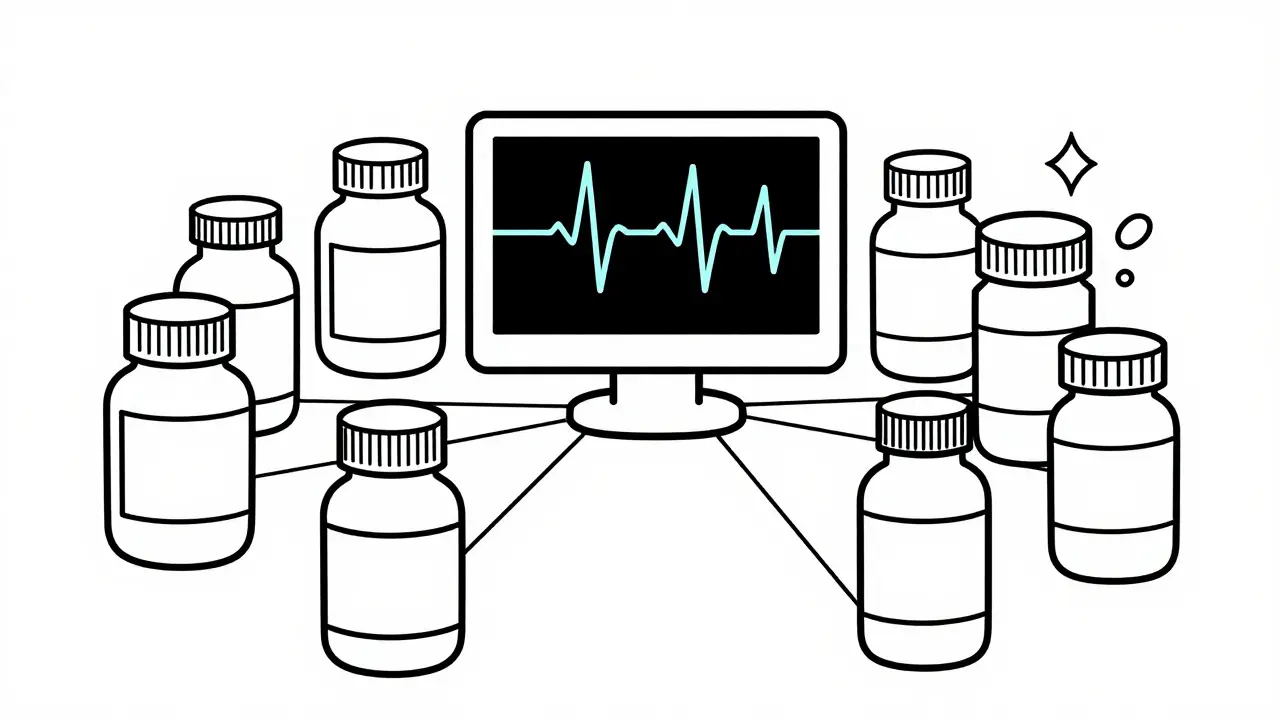Medications causing prolonged QT interval on ECG