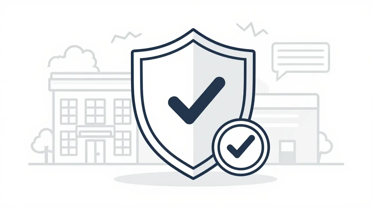 Illustration of a shield protecting against fake online pharmacies